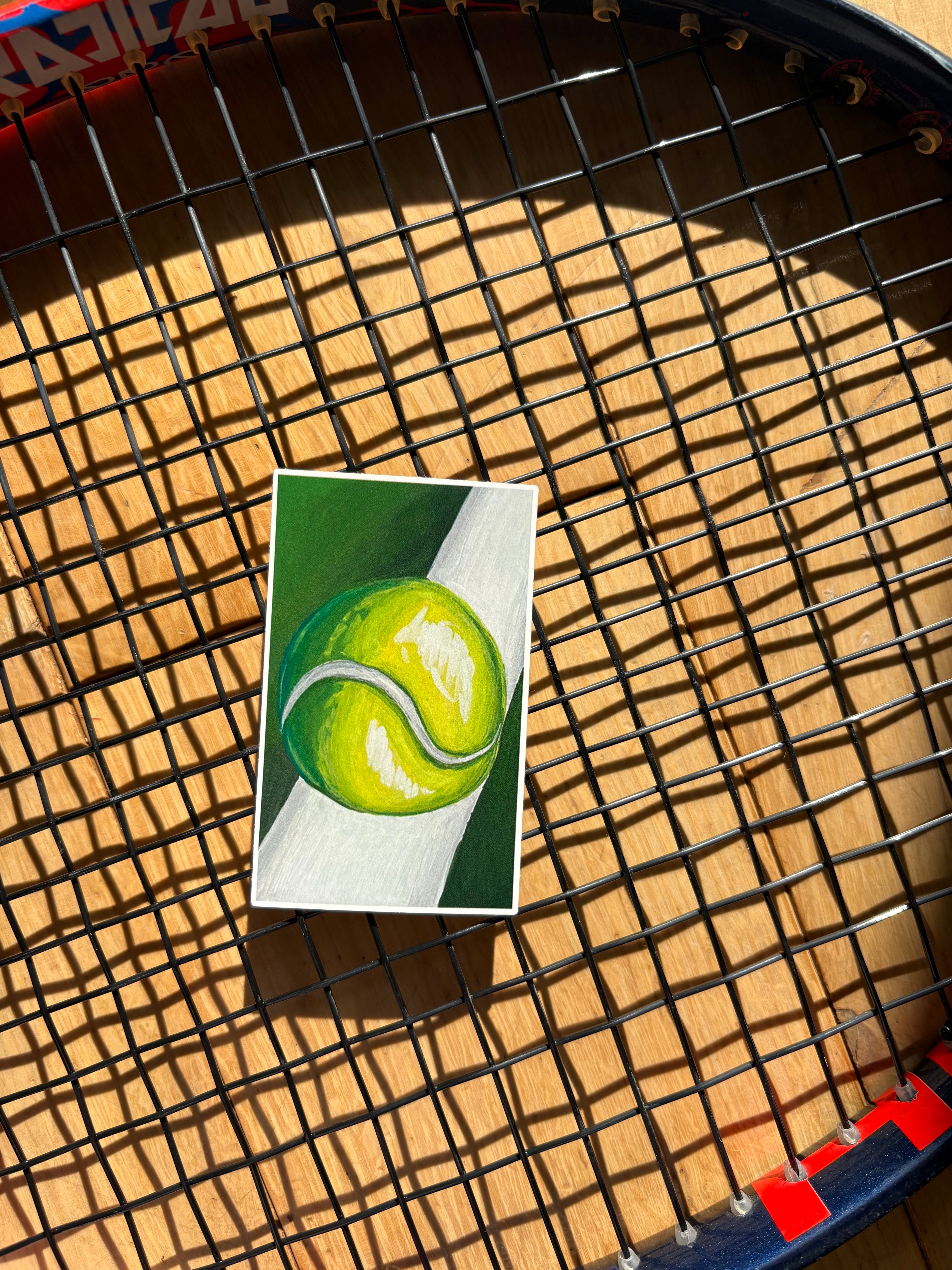 Wimbledon Tennis Angel Art Print & Stickers